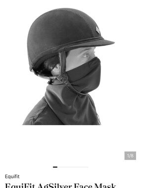 EquiFit Black Face Mask with Neck Cover